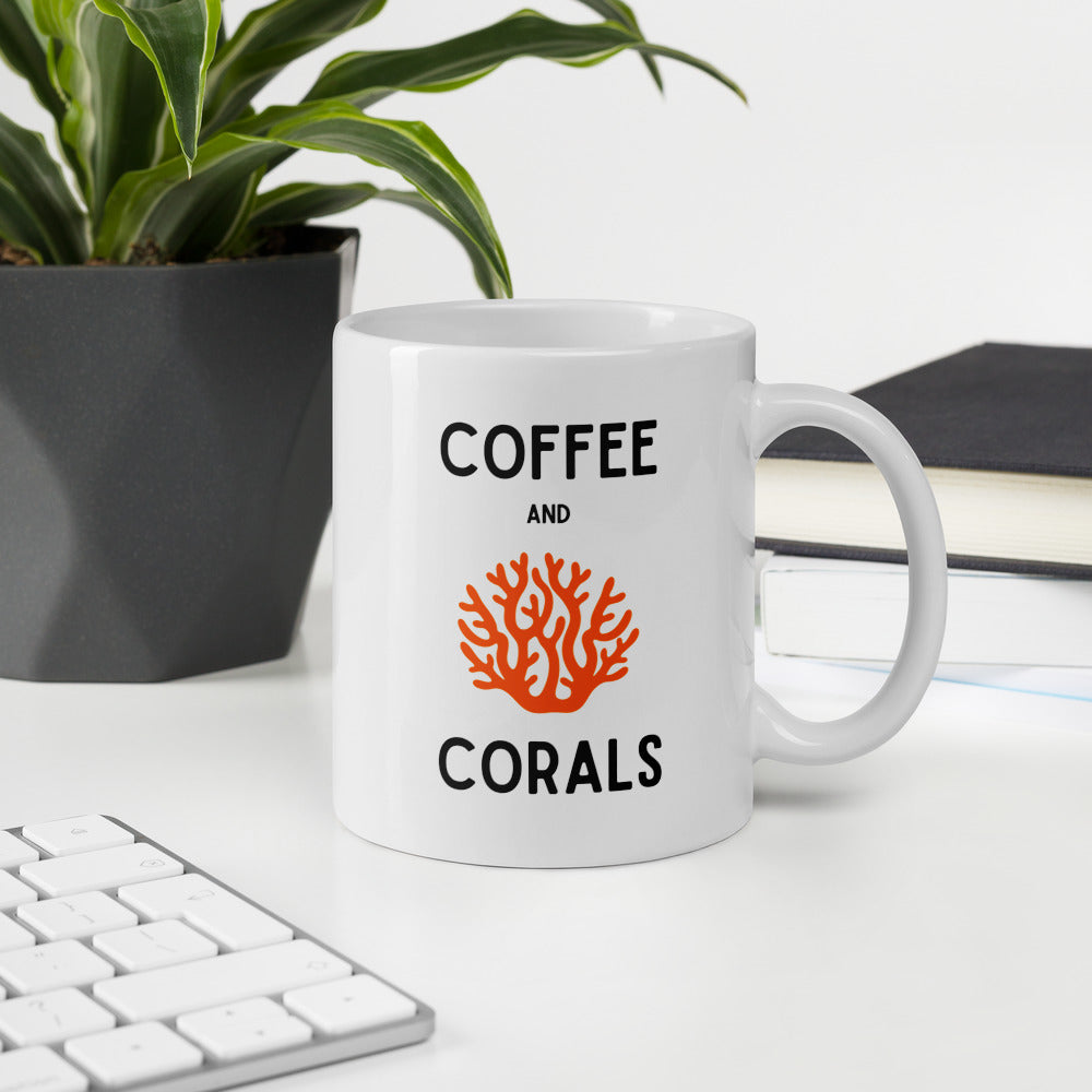 Corals and Coffee Mug